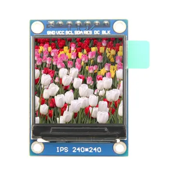 1.3 colių 240x240 Skaitmeninis LCD Ekranas Modulis Plikas Ekranas, 65K SPI Serijos Full RGB TFT IPS LCD Ekrano Valdyba