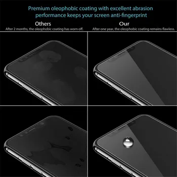 10VNT Grūdintas Stiklas iPhone 12 X Mini Xs Xr 11 Pro Max 7 8 6 6s Plius 5 5S SE 2020 Screen Protector