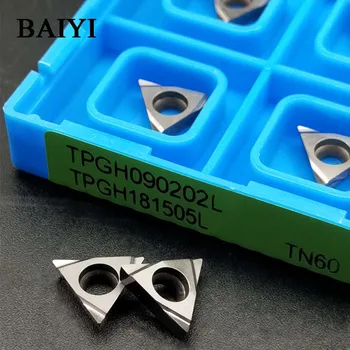 10vnt TPGH090202L TN60 Kyocera CNC tekinimo Peilis pjovimo įrankiai CNC karbido pjovimo įrankis įdėklai