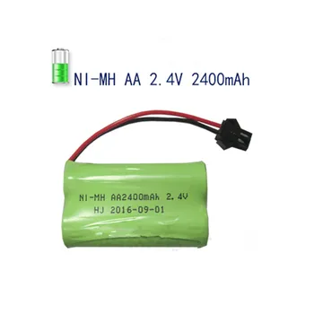 1pcs baterie pack aa ni-mh 2.4 V 2400mAh / aa įkraunamos baterijos elektros RC žaislo elektrinis įrankis / 2.4 v nimh baterija