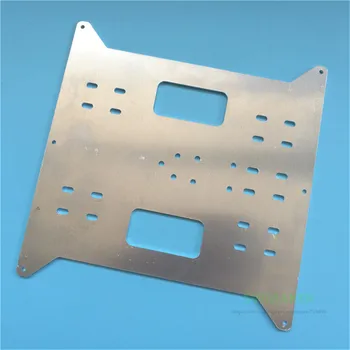 1pcs visi matel Y vežimo aliuminio plokštės šildomo pagrindo plokštė, skirta Wanhao/Anycubic MEGA i3 3D spausdintuvas