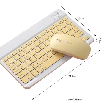 2.4 G Multimedijos Mygtukai Optinis Belaidę Klaviatūrą, Pelę Nustatyti Notebook Laptop