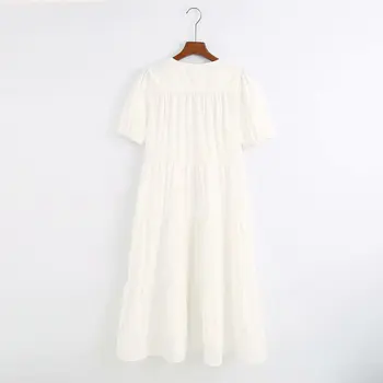 2020 SummerNew trumparankoviai Paprasto Purus baltas zaraing stiliaus za moterų Suknelė sheining vadiming moteriška suknelė plius dydis C2103