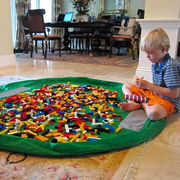 59 colių Nešiojamų Vaikams Žaislas Vandeniui Lauko Pagalvėlė Kišenėje Žaisti Mat Lego Žaislai Organizatorius Bin Lange Kūdikis Mados Praktinių Dovanų Maišelis