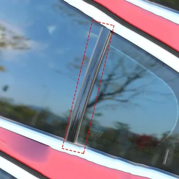 6pcs Automobilių Optikos Už Peugeot 508 2019 2020 Automobilių Langų Apdaila Lipdukas viduriniame Stulpelyje Lipdukai PVC, Išorės Priedai