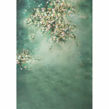Allenjoy fotografijos backdrops Miglotas šviesiai mėlynos gėlės gražios foto fone naujagimiui photocall puikus plonas vinilo
