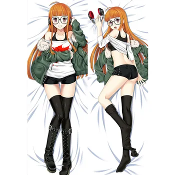 Anime PERSONA 5 Anne Takamaki Haru Okumura Futaba Mergina Užvalkalai Dakimakura Otaku Kūno Hugging Mesti Pagalvės užvalkalą Padengti Dovana
