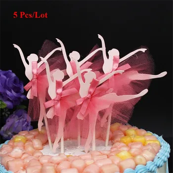 Ballerina gimtadienio tortas topper tortas dekoravimo reikmenys tortas šaligatvio mergina suaugusiųjų gimtadienio dekoracijas cupcake rėžtuvės