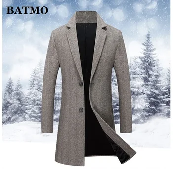 BATMO 2020 naują atvykimo rudenį aukštos kokybės vilnos atsitiktinis tranšėjos paltai vyrams,vilnos švarkai ,plius dydis M-XXXL 9203