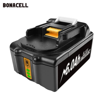 Bonacell 18V 4000mAh BL1830 Ličio Baterija gali Pakeisti Makita Grąžtų LXT400 194205-3 194309-1 BL1815 BL1840 BL1850 L30