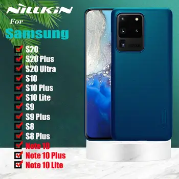 Case for Samsung Galaxy S20 Ultra S10 S20 S8 S9 Plus Atveju Nillkin Matinio Kieto PC Galinį Dangtelį Atveju Samsung Note 10 9 8 Lite