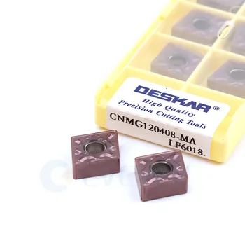 CNMG120404 MA CNMG120408 MA CNMG120408 MA LF6018 Tekinimo įdėklai CNC metalo tekinimo įrankiai Karbido lydinio peiliukai nerūdijančio plieno