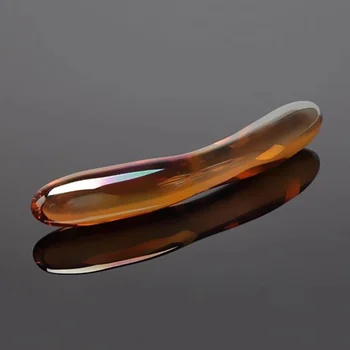 Crystal Dildo Realistiškas Penis Dvigubo Baigėsi Vadovauja Stiklo Dildo Moterų, Vyrų, Moterų Masturbacija Įrankiai Analinis Užpakalis Kištukai Suaugusiųjų Sekso Žaislai