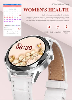 CZJW HDT7 Moteris Smart Žiūrėti 2021 naujas realaus laiko širdies ritmo smartwatch apyrankę mutis-kalbų žiūrėti veidus dovana mergaitėms panele