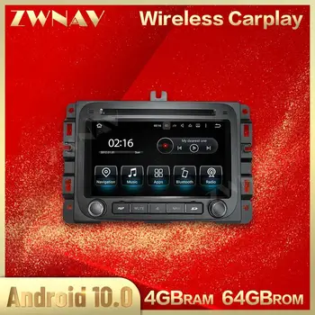 Dodge RAM1500 GPS Carplay 4+64GB 7 COLIŲ Android 10.0 Ekranas Multimedijos Grotuvas Radijas Stereo Cassette Recorder Galvos Vienetas