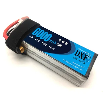 DXF Lipo Baterija 3S 6000mAh 11.1 V Pak 50C už TRX X-MAXX UNLIMITDE E-REVO TR-4