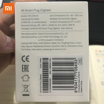 ES Versija Xiaomi Mi Lizdas Smart Plug Zigbee ES Plug Mijia Daugiafunkcinis Vartai APP Nuotolinio Valdymo