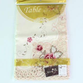 Europos Sodą, siuvinėta Staltiesė apvalios formos valgomojo stalas, medžiaga rožių žiedų arbata carbinet padengti pagalvėlė vestuvių dekoravimas