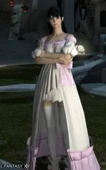 Final Fantasy XIV FF14 Pavasario Dress Miqo'te Cosplay Kostiumai, Apranga spalvas galima keisti