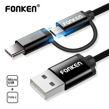 FONKEN 2 in 1 USB Kabelio 