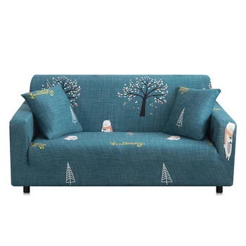 Geometrinis moderni sofa visiškai padengti suvynioti kampe sofa cover kambarį apdaila sofa cover 1/2/3/4 sėdynės