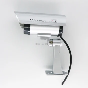 GoldWorld Vandeniui Lauko, Patalpų Netikrą Saugumo Kameros Manekeno CCTV Stebėjimo Kamerą Naktį CAM LED Šviesos Spalva