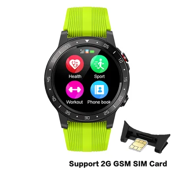 GPS Kompasas Aukštis Barometras Smart Watch Vyrų SIM Kortelės Sporto SmartWatch GPS palaikymu Pedometer 