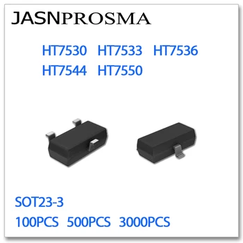 JASNPROSMA SOT23-3 HT7530 HT7533 HT7536 HT7544 HT7550 100VNT 500PCS 3000PCS SMD Aukštos kokybės Naujas prekes