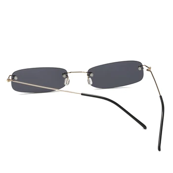 Kachawoo siauri akiniai nuo saulės vyrams aukso metalo rėmelis juodas mažas stačiakampis taškus saulės akiniai moterims priedai 2018 karšto pardavimo