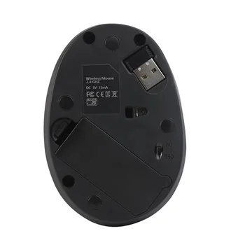 Kairėje Žaidimų Pelė USB bevielė Pelė 2,4 Ghz Vertikalus Pelės Ergonomiškas Gamer Pelė Optinė