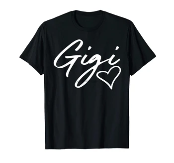 Kalėdų Dovanos T-Shirt-Vyrų Gigi Dizaino T-Shirt-Black Močiutė, Močiutė Gimtadienio