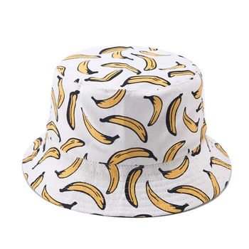 Karšto Pardavimo Vaisių Spausdinti Kibirą Skrybėlės Unisex dvipusis Dėvėti Žvejys Skrybėlę Vyrų, Moterų, Gatvės, Hip-hop Saulės skrybėlę Pora Baseino Kepurės