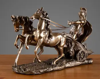 Kūrybos duomenys Romėnų kovos vežimų apdaila didmeninė dervos amatų europos stiliaus arklių vežimų namų reikmenys kūrybos dovanos