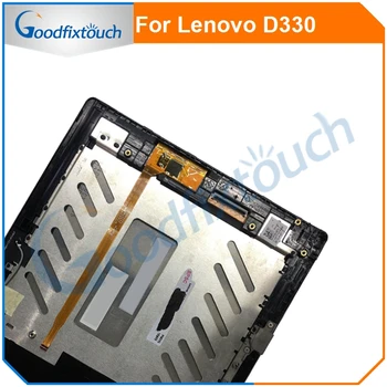 LCD Ekrano Lenovo IdeaPad D330 N5000 N4000 D330-10IGM 81H3009BSA LCD Ekranas Jutiklinis Ekranas skaitmeninis keitiklis komplektuojami Su Rėmo