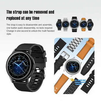 LEMFO Smart Watch Vyrų 2020 IP68 Vandeniui LF28 Papildomas Dirželis Fitneso Apyrankę BT5.0 vyriški Laikrodžiai, skirta 