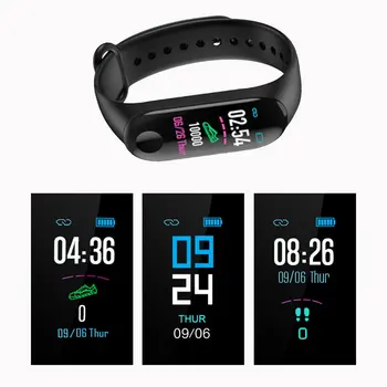 M3 mart sporto žiūrėti Moterų Smart Watch Vyrų Širdies ritmas, Kraujo Spaudimo Monitorius Fitness Tracker Pedometer Žiūrėti karšto pardavimo