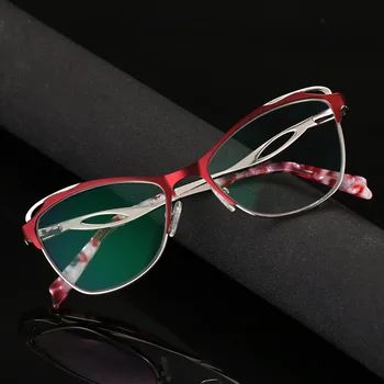 Mados cat eye akiniai, rėmeliai, lieti viso kadro ponios skaitymo akiniai, photochromic akiniai skaitymui, akiniai nuo saulės moterims