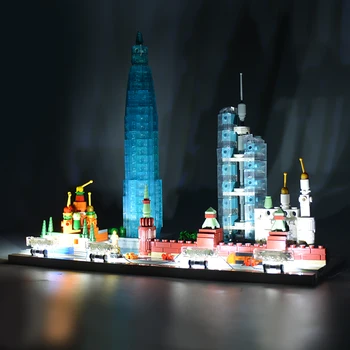 Miesto Architektūra Namas Horizontai Guangzhou Maskvos LED Šviesos Miestas 
