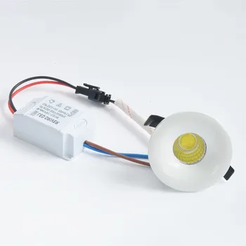Mini COB Pritemdomi 5W COB LED Lubų Žemyn šviesos AC85-265V Embedded COB LED Downlight Lubų Lempa Namo Apšvietimas