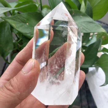Natūralus akmuo kristalas Aukštos Kokybės Aiškus, Skaidrus Roko Kvarco Kristalo Poliruoti Vieno Taško Lazdelė feng shui Apdaila