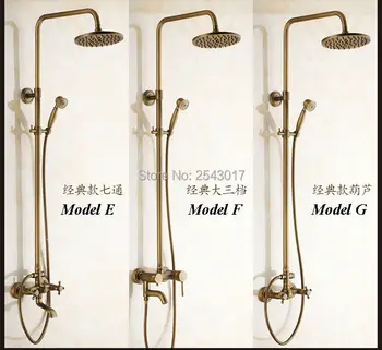 Naujai Nemokamas Pristatymas Antikvariniai Dušo Nustatyti Europos Klasikinis Elegantiškas Vonios kambarys Lietaus Dušo Nustatyti rankiniu Dušu ZR01