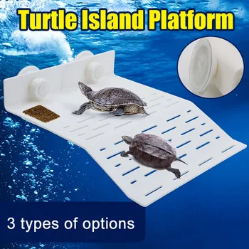 Naujai Turtle Island Platforma Akvariumas Roplių Tuščiaviduriai Dokas, Plaukiojantis Akvariumo Dekoras