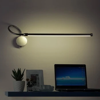 Naujas Lanksti Žarna 9W LED lempa Wall mount studijų šviesos jungiklį, lovos, miegamojo LED veidrodis šviesos suknelė stalo apšvietimas bra