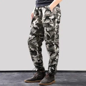Naujų Krovinių Kelnės Vyrams Outwear Multi Kišenės Tactical Kelnes Karinės Armijos Tiesios Kelnės Ilgos Kelnės Su Užtrauktuku Kišenėje Camo Ziajać Vyrai