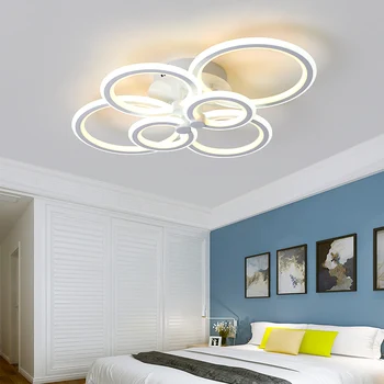 NEO Spindesį RC Modernios Led lubų šviesos gyvenimo kambario, miegamasis, studijų kambario lubų lempa plafondlamp Balta Spalva AC 110V, 220V