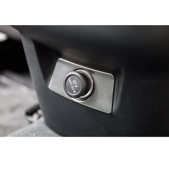 Nerūdijančio Plieno, Automobilių Reikmenys Volvo XC60 2018 2019 Automobilių Galinis Cigarečių Degiklio Jungiklis Lipdukai Padengti Apdailos Stilius