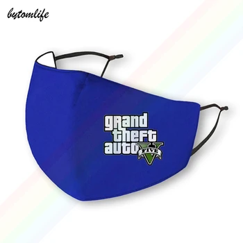 NEU 6969-Grand Theft Auto V Penkių GTA Stiliaus Žaidimų Kaukė Klasikinės Spausdinimo Skalbti Orui Daugkartinio naudojimo Poliesteris Nagų Kaukė