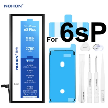 NOHON integruota Ličio Baterija Apple iPhone 6s Plius 6SPlus Talpa 3.80 V 2750mAh Pakeitimo Li-polimero Baterijos Su Įrankiais
