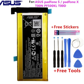 Originalus ASUS padfone X Baterija ASUS padfone S / padfone X T00N PF500KL T00D C11P1322 2215mAh+Nemokamas Įrankiai