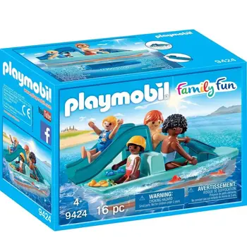 PLAYMOBIL, pedalas valtis su skaidrių (9424) originalus Šeimos Įdomus, 4 duomenys įtraukti, žaislai vaikams iki 4 metų